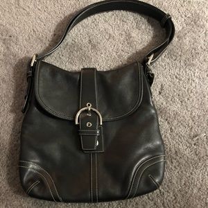 Black coach bag